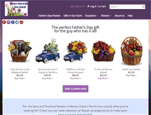 Tablet Screenshot of foleysfloristandgifts.com
